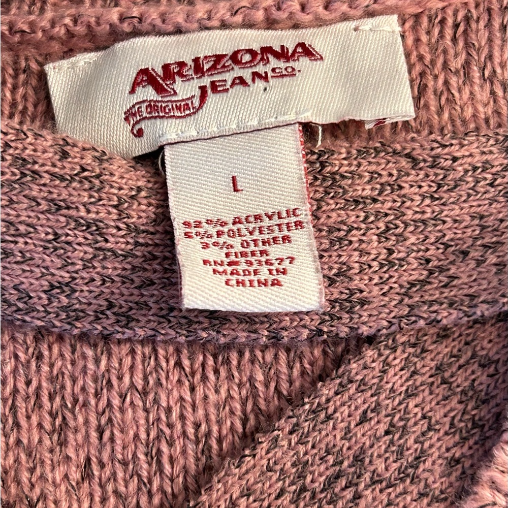 Arizona Jean Company Pink Sweater - Picture 2 of 6